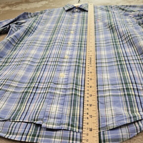 Polo Ralph Lauren Dress Shirt Classic Fit Long Sleeve Pink Pony Logo Mens Size L - Picture 7 of 10